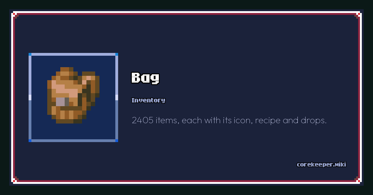 Core Keeper Items: Every Item in the Game - CoreKeeper Wiki